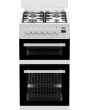 Beko EDG507W 50Cm Twin Cavity Gas Cooker With Gas Hob