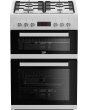 Beko EDG634W 60Cm Double Oven Gas Cooker With Gas Hob - White