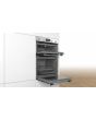 Bosch MBS533BS0B Built In Electric Double Oven With 3D Hot Air - Stainless Steel