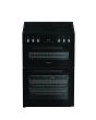 Hotpoint HDE6VDC2B1 60Cm Double Oven Electric Cooker With Ceramic Hob - Black