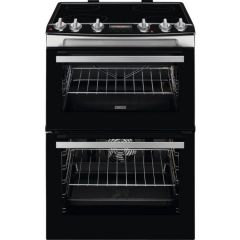Zanussi ZCV66078XA 60Cm Double Electric Cooker