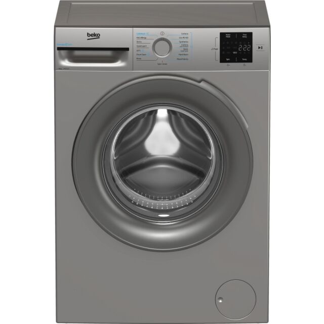 Beko BMN3WT3841S 8Kg 1400 Spin Washing Machine - Silver