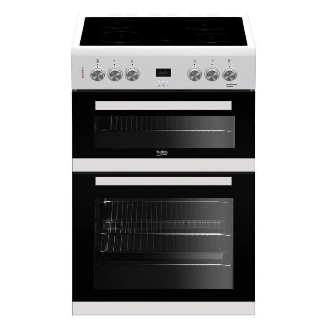 Beko EDC633W 60Cm Double Oven Electric Cooker