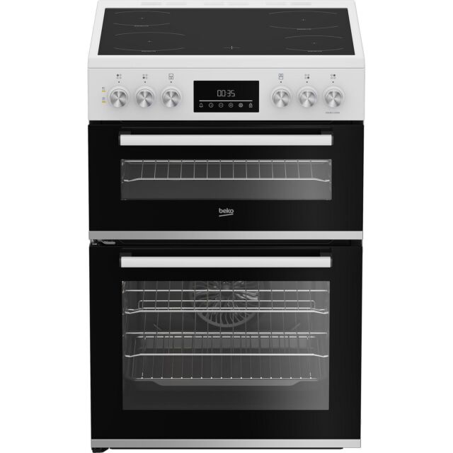 Beko EDC6731W 60Cm Double Oven Electric Cooker White