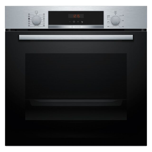 Bosch HQA574BS3B 60Cm Built In Pyrolytic Electric Single Oven