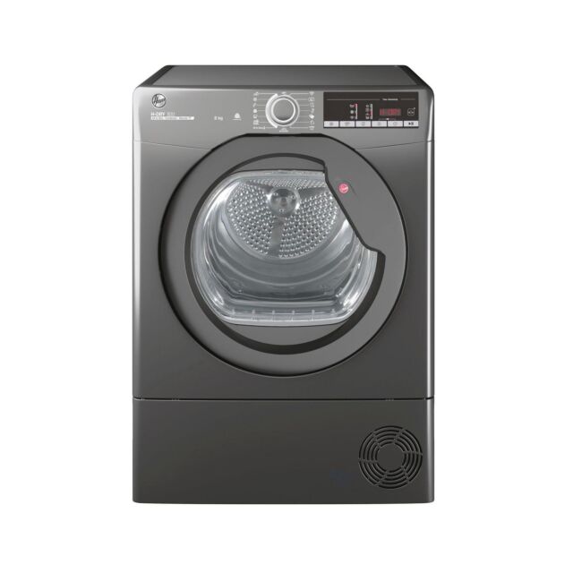 Hoover HLEC8TRGR 8Kg Condenser Tumble Dryer - Graphite