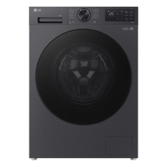 LG F2X50S9TBB 9Kg 1200 Spin Washing Machine - Black