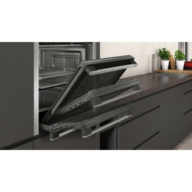Neff B3ACE4HN0B Slide+Hide® Built In Electric Single Oven - Stainless Steel