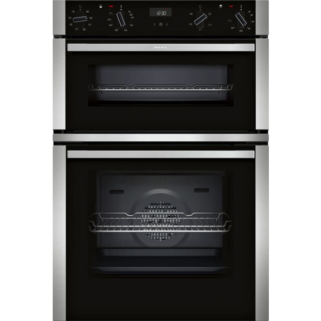 Neff U1ACE2AN3B Built In Electric Double Oven - Stainless Steel