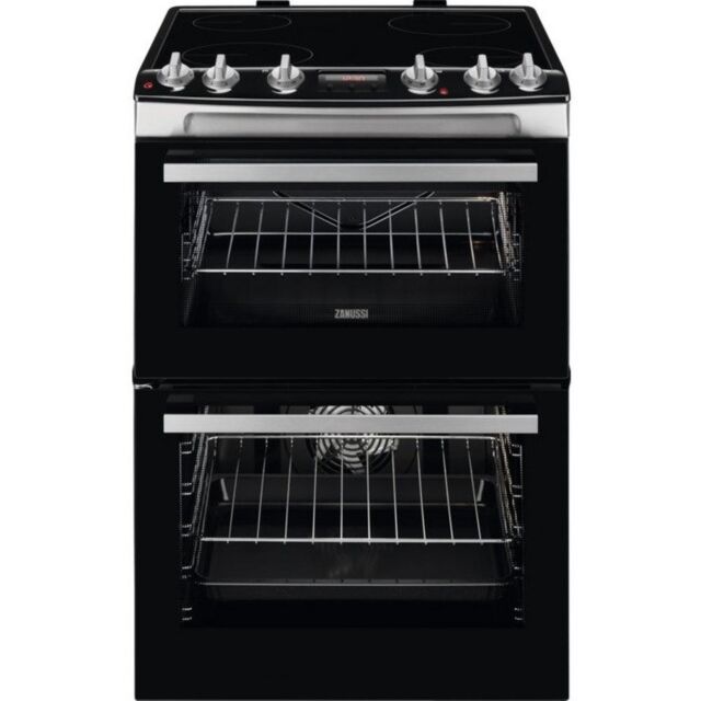 Zanussi ZCV66078XA 60Cm Double Electric Cooker